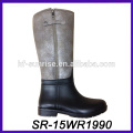 pvc rain boot long rain boot pu upper rain boot